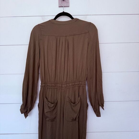 Max Studio Women’s XS Olive Green Jumpsuit - Picture 4 of 6